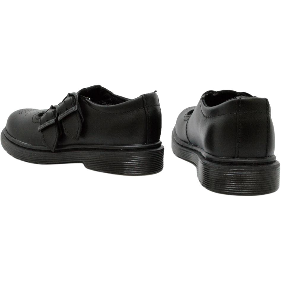 Dr. Martens Minimalist Comfortable Versatile Slip-Resistant Durable Low-Top Childrens Leather Shoes Black Kids Shoes 22268001