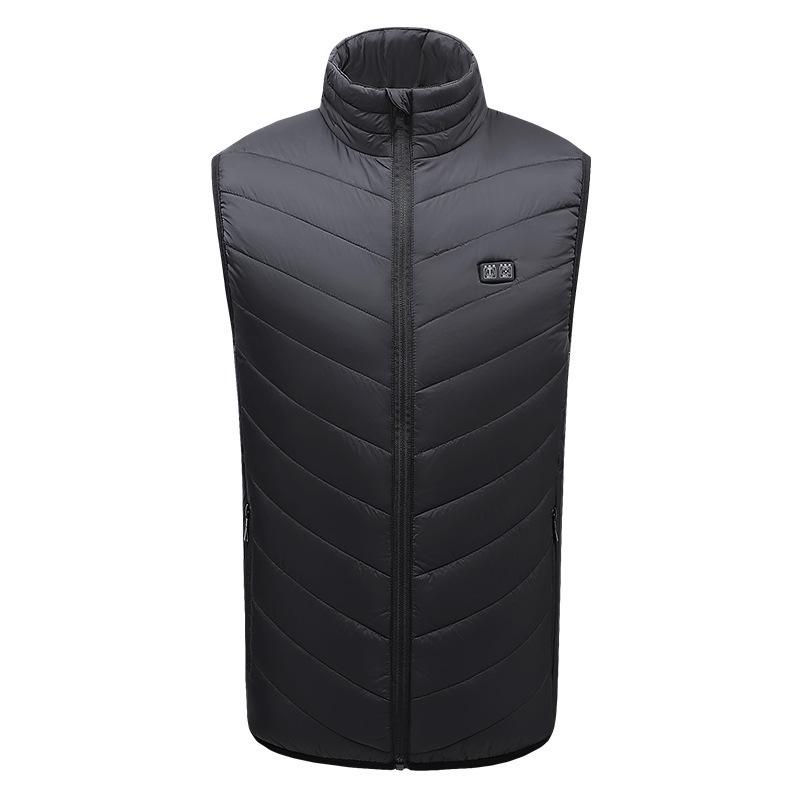 Women's Smart Heated Cotton Vest - Winter Outerwear with Carbon Fiber Electric Heating for Constant Warmth