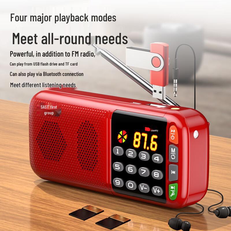 SAST Portable Multi-Function Radio & Media Player