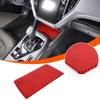 Red Carbon Fiber Center Storage Slot Mat Trim Sticker For Subaru Crosstrek 23-24