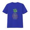 Mens Pineapple T Shirt Bible Fruit Of The Spirit Love Joy Peace Black 4X Large Vintage Washed Graphic Homme