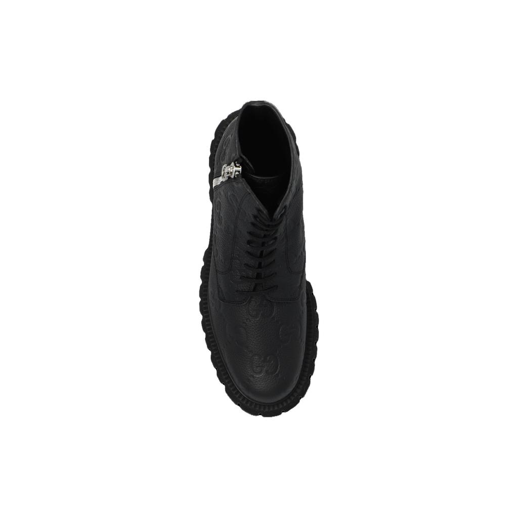 Gucci GG Leather Boots 699584 AACJC 1000