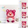 Cute Strawberry Teddy Bear Plush Toy Soft And Huggable Stuffed Animal For Girls 35cm 45cm 60cm