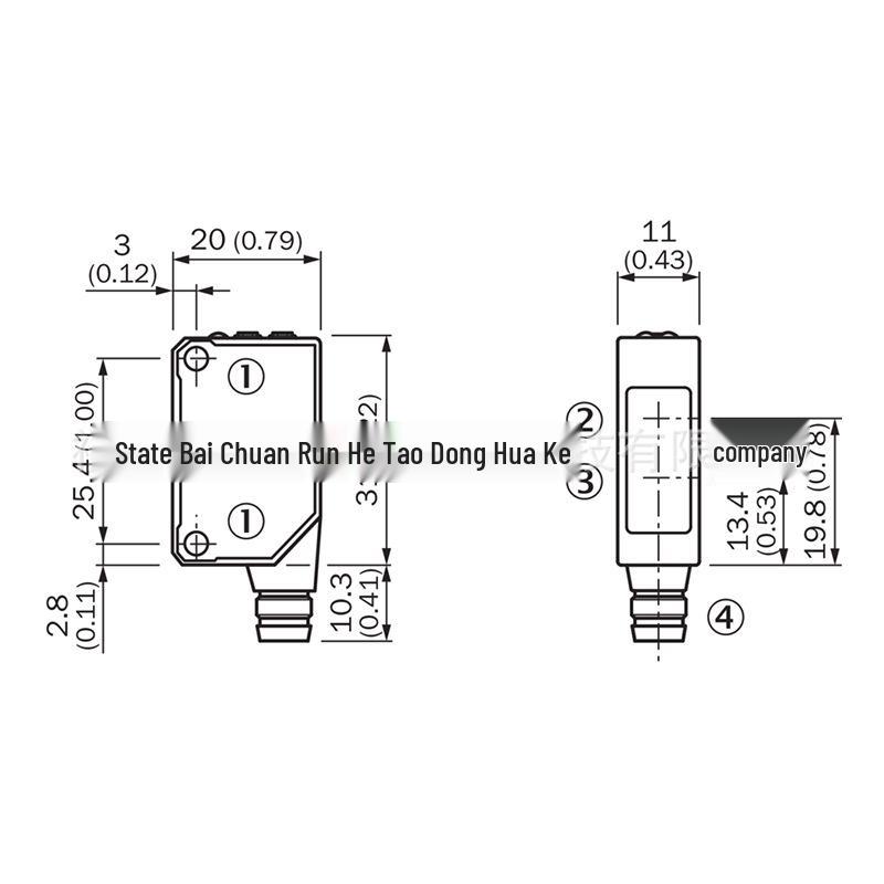 WL100L-E1131 Sick Infrared Miniature Photoelectric Sensor Switch 6030711 - Brand New Original WL100L-E1131