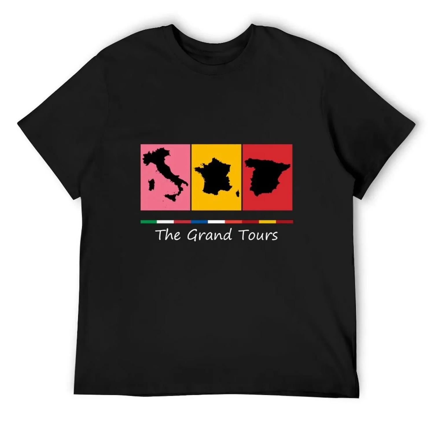 

Grand Tours Countries v2 T-Shirt fashion shirts valentines clothes cotton man t-shirts mens graphic t-shirts XXXXXL чорний