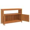 VidaXL Table console de jardin 110x35x75 cm bois massif d'acacia 319697