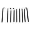 9PCS/Set Bonsai Tools Carving Brushed Knife Anti Slip Handle Manganese Steel for Rossing Pruning