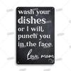 Funny Sarcastic Quote Vintage Retro Metal Tin Signs Man Cave Garage Home Wall Decor