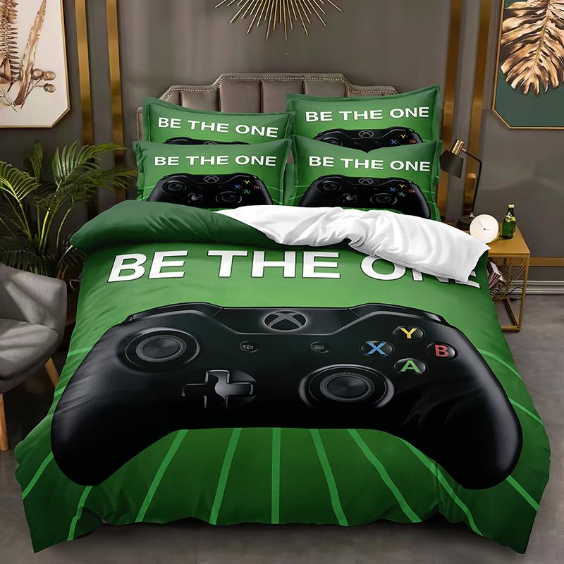 Imprimare tehnologică de modă, imprimare digitală 3D, lenjerie de pat, huse de plapapă, fețe de pernă, seturi din trei piese