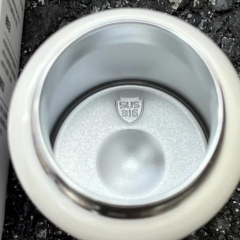 New Insulated Cup Girl Children Straw Cup 304 Stainless Steel Portable Large Capacity Cute Water Bottle Student Specific Gift