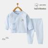 Set di Vestiti Autunnali per Bambini: Pantaloni in Puro Cotone e Abito da Monaco con Allacciatura Senza Osso