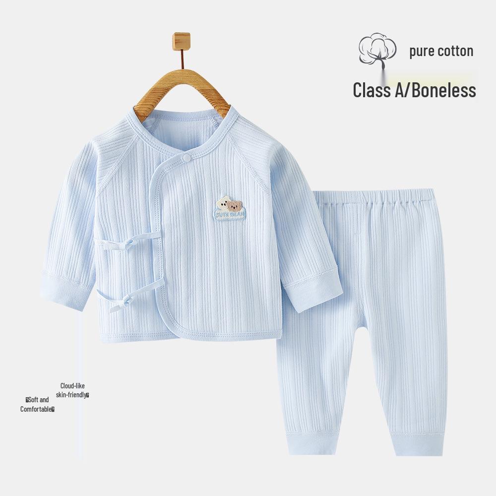 Set di Vestiti Autunnali per Bambini: Pantaloni in Puro Cotone e Abito da Monaco con Allacciatura Senza Osso
