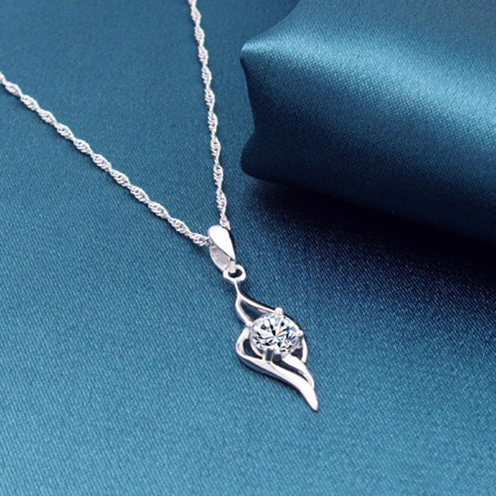 Weihua, Tianyu Pendant Necklace Silver Plated Jewelry Vintage Jewelry Natural Crystal Necklace Jewelry