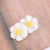 20Pcs 9Mm White Plastic Flower Beads Daisy Accessories for Handmade Jewelry Pendants Charms Resin Art Craft DIY Decorations