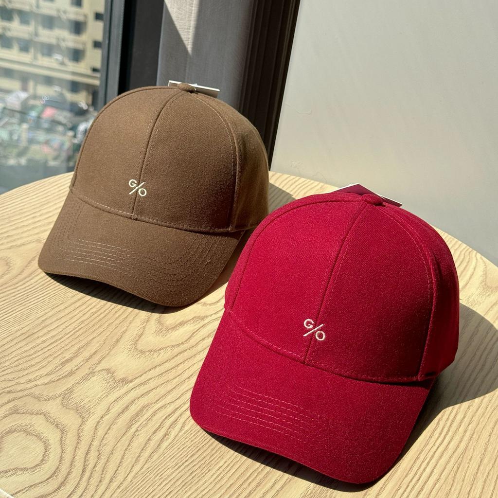 Letter Embroidered Hard top Wide Hat with Sunshade and Face Showing Small Baseball Hat for Women in Autumn and Winter Versatile Peaked Hat for Men
