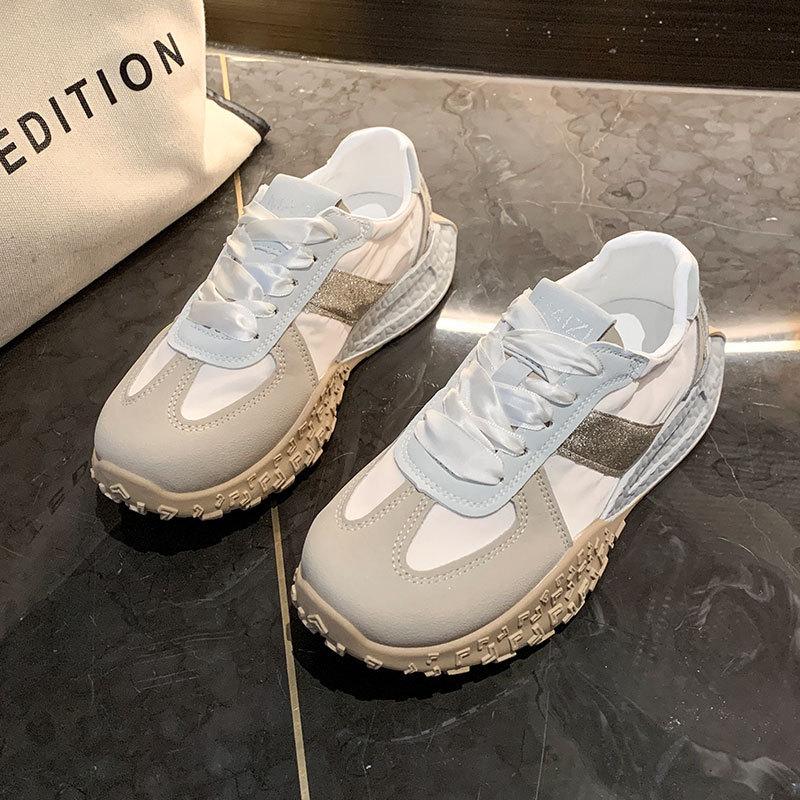 Trampa i skit balett träningsskor dam sommar 2025 nya vardagliga halkfria sportskor Forrest Gump skor populära mångsidiga damskor