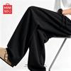 MINISO Men's Cotton Blend Casual Straight Leg Pants