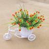 1 Set Gesimuleerde Bloem Drijver Realistisch Watervrij Mooi Vers Houdend Nep Klokorchidee Fiets Bruiloft Decor