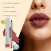Cherry Red Matte Lip Liner: Smooth, Multi-functional, Portable Pencil for Natural, Easy-to-Apply Color