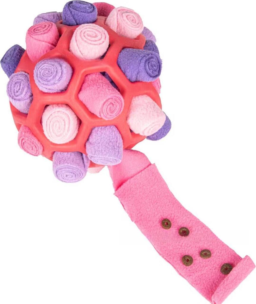 "Giocattolo per cani Blast Ball: Puzzle interattivo di gomma "Annusa e trova cibo"