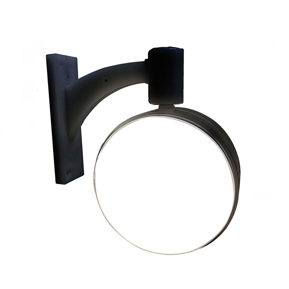 Round Square LED Refrigerator Magnet Light Sign Miniature DIY Glowing Fridge Magnet Restaurant