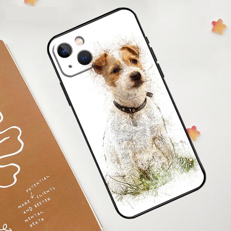 Jack Russell Terrier Case For iPhone 16 15 14 13 12 11 17 Pro Max mini 16e 15 16 Plus 17 Air Funda Cover