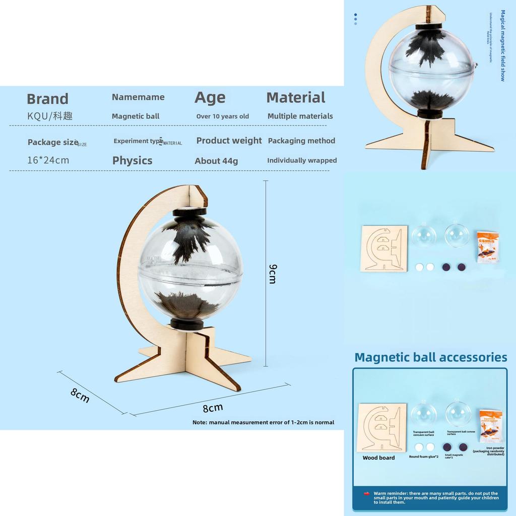 Science Experiment Kit For With Magnetic Sphere Model Educational Toy For Children