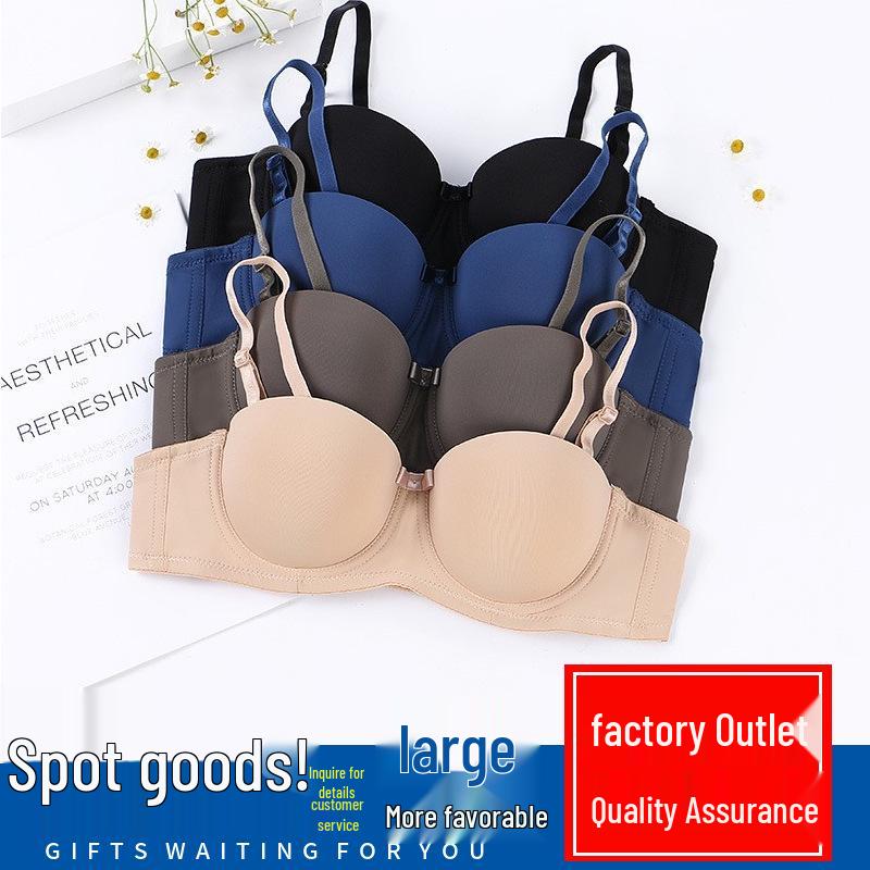

Women s Seamless Push-Up Wireless Bra for Teens 36 чорний