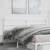 VidaXL White Metal Headboard 193 Cm 355451