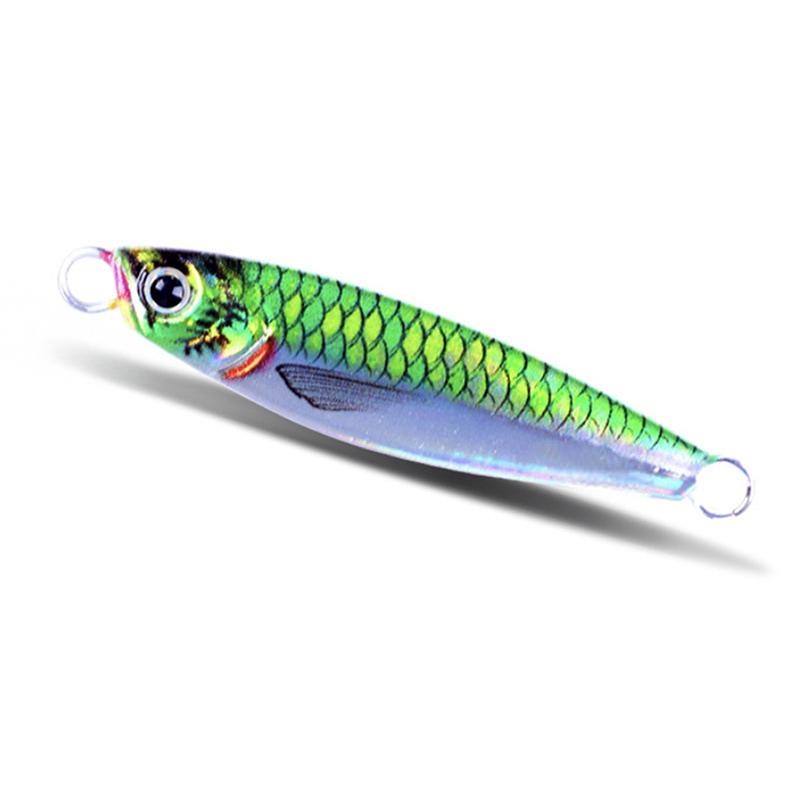 1Pcs7G10G15G Small Lead Fish 3D Printed Bait, Fishing Gear Bait, Metal Marine Biomimetic Bait