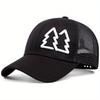 Summer Unisex Tree Woods Embroidery Baseball Caps Spring Autumn Outdoor Adjustable Casual Hats Sunscreen Hat