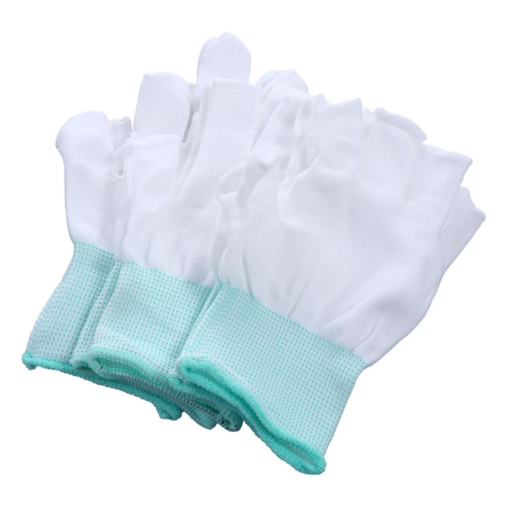 Picking Gloves Fingerless  Gloves Anti-skid Mittens Men Nylon Gloves Show Two Fingers