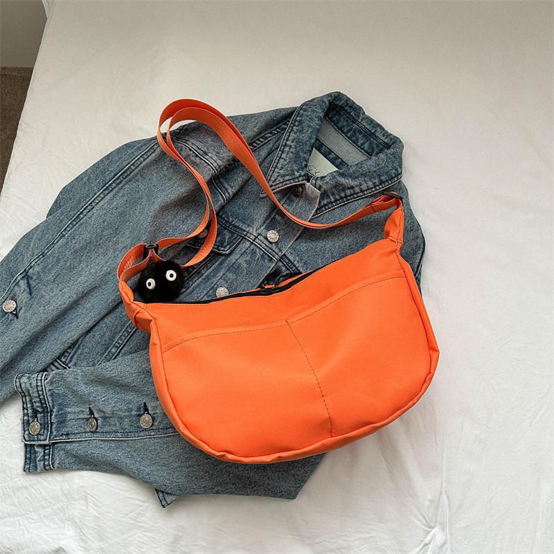 Chic Single Shoulder Women's Bag 2023 Summer New Casual Commuting Tote Bag Street Style Trendy Oxford Fabric