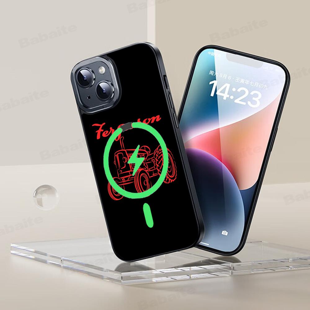 Massey Ferguson Phone Case Magnetic Case For IPhone 16 14 13 12 11 15 Pro Max Plus For Magsafe Wireless Charge Cover