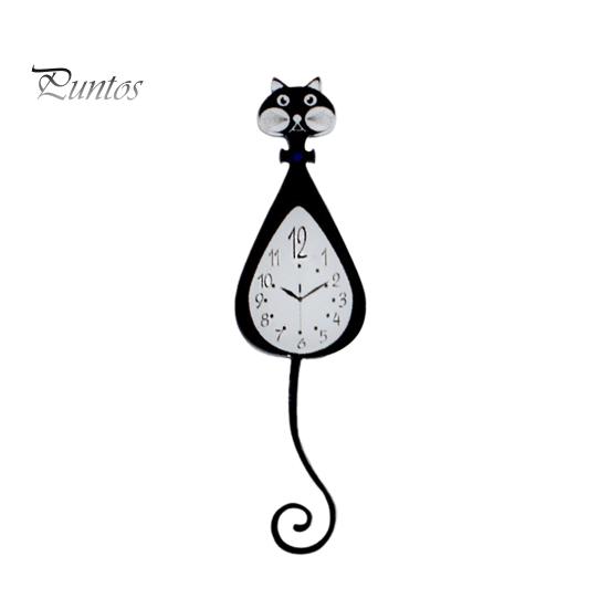 

1/12 аксессуары для кукольного дома, мини настенные часы с котом, миниатюрные мультяшные изысканные гладкие края, игровой кукольный домик, игрушка, детский подарок чёрный
