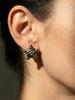 Vintage Gold Earrings For Women Cute Geometric Gold Plated Stainless Steel Trendy Colorful Summer Starfish Stud Earrings