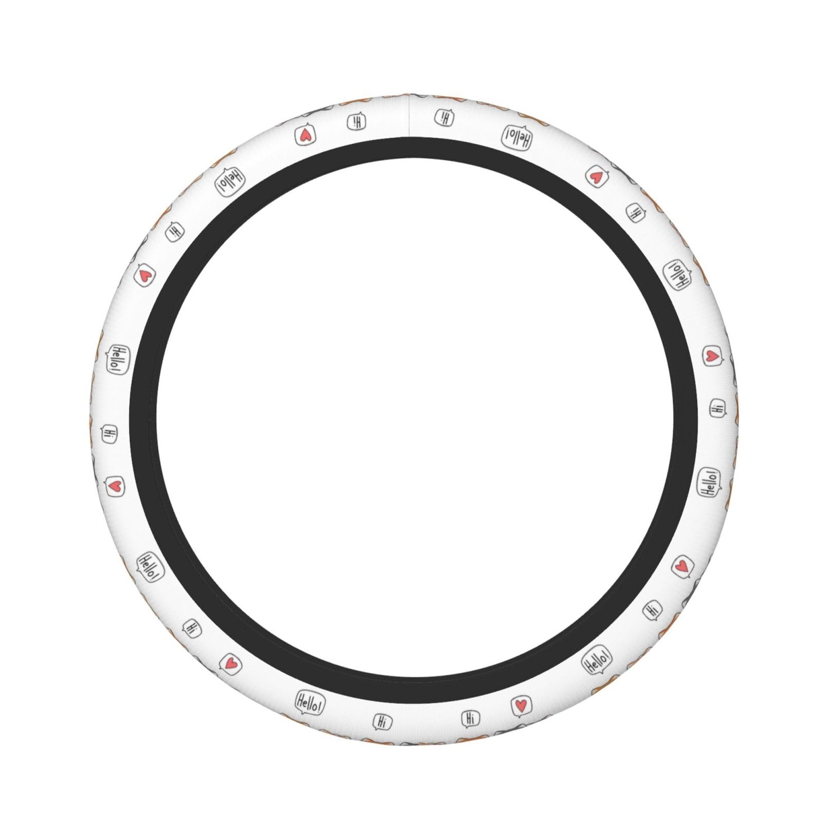 

Asamike Steering Wheel Cover S Size Steering Wheel Cover, Stylish, Shiba Inu, Dog Pattern, Free Size