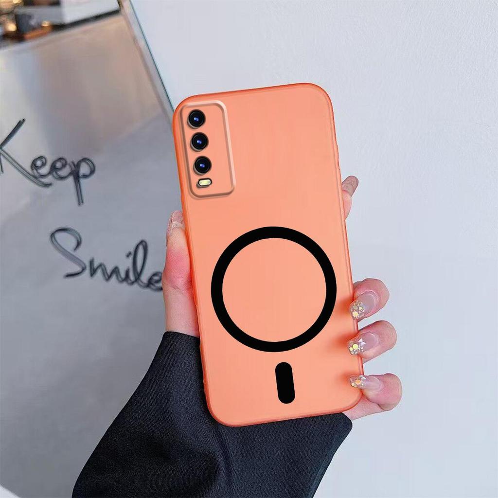 Case for Vivo Y20s G,Y20s,Y20i 2021,Y20i,Y20 2021,Y20,Y12s 2021,Y12s,Y12A Premium Magnetic Matte Phone Casing Protection Cover