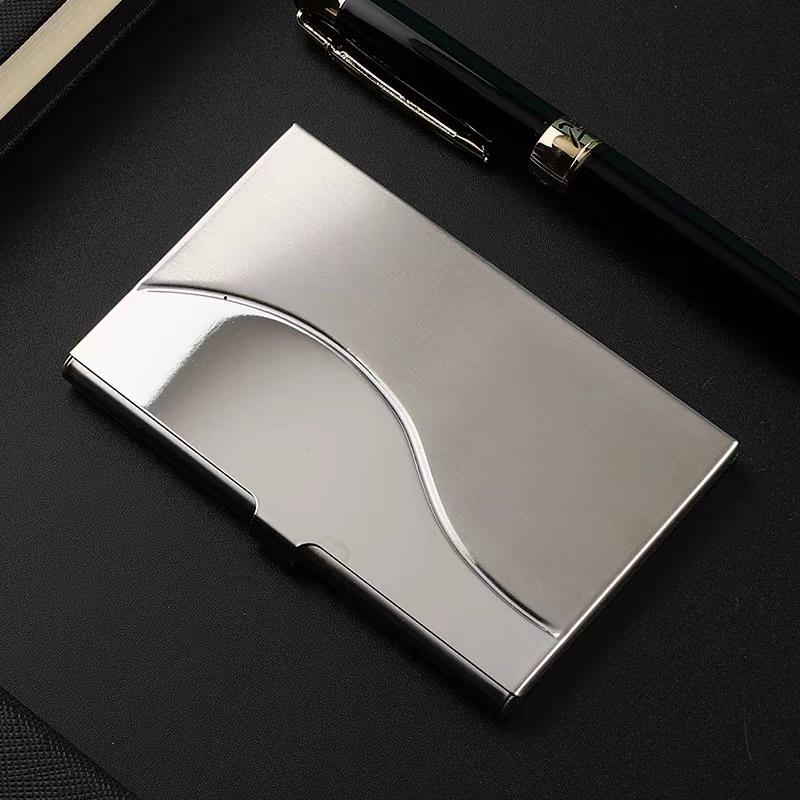 Ultra-thin Stainless Steel Business Card Holder Case