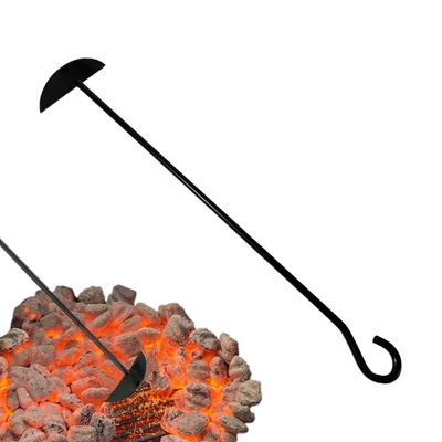 Charcoal Shovel Heavy Duty Tool Scoop For Grill Oven Ash Rake Cleaning Tools For Oven Stove Outdoor BBQ Wood Burner Barbecue