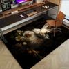1pc Rabbit Carpet Office Rug Outdoor Mat Home Decor Area Carpet Festival Gift