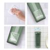 Wall Mount Storage Box with Lid Extraction Type Underwear Sock Dispenser Large Capacity Plastic Organizer Green