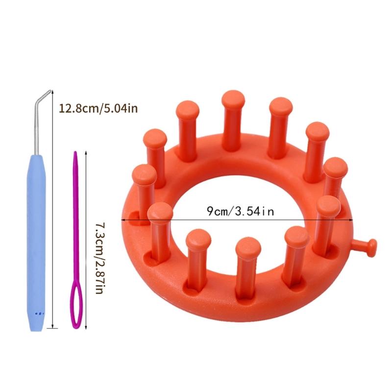 Vävning Vävstickningskit DIY Symaskinsverktyg Tröja Strumpa Mössa Halsduk Halsdukar Tillverkare Handgjorda Hantverk Vävning Flätning