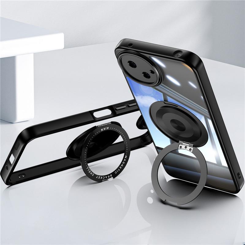 Full Cover Super Anti-drop 360 degrees Rotating Bracket Case With Lens Film For Sharp Aquos Wish 4 Wish4 Back Protection Shell