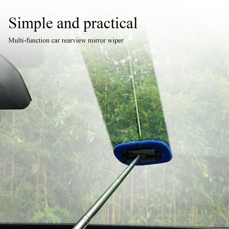 Car Window Squeegee Rearview Mirrors Wiper Car Window Cleaner Retractable Window Squeegee Car Window Wiper Side Mirrors Squeegee