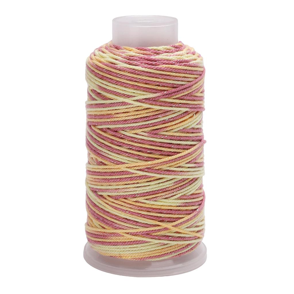 80Meter Polyester Cotton Thread Starry Sky Segment Dyeing Cord Sewing String DIY Handmade Accessories
