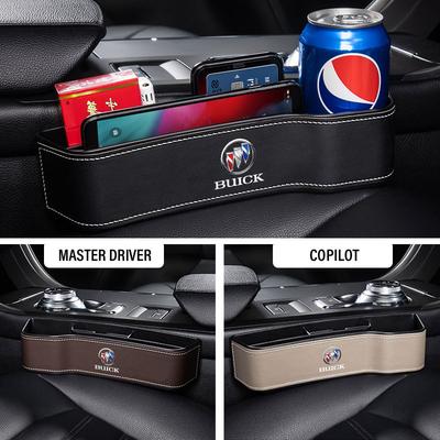 2 Stück Auto-Sitz-Organizer Sitzspalten-Aufbewahrungsbox Multifunktionale Artikel für Verano Velite Lesabre Riviera Avenir GL6 GL8 Envision Excelle
