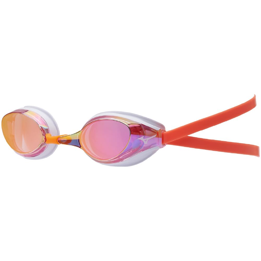 

Swimming Swim ACCEL EYE type Limited edition goggles N3JEC591 Light pink x ruby mirror Unisex [Mizuno] (non-cushion type) -Size