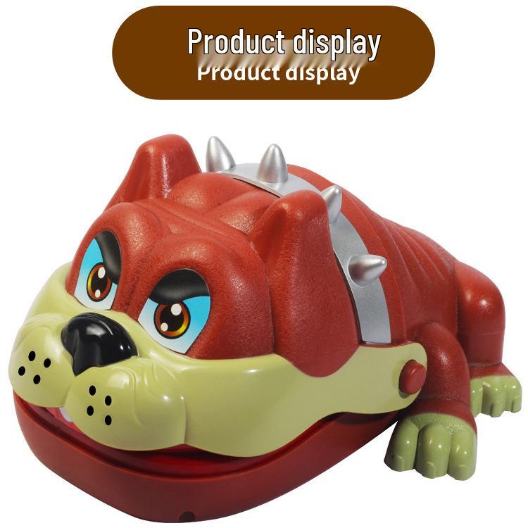 Children's Biting Hand Prank Toy - Large Shar Pei Dog Finger Biter for Interactive Parent-Child Fun