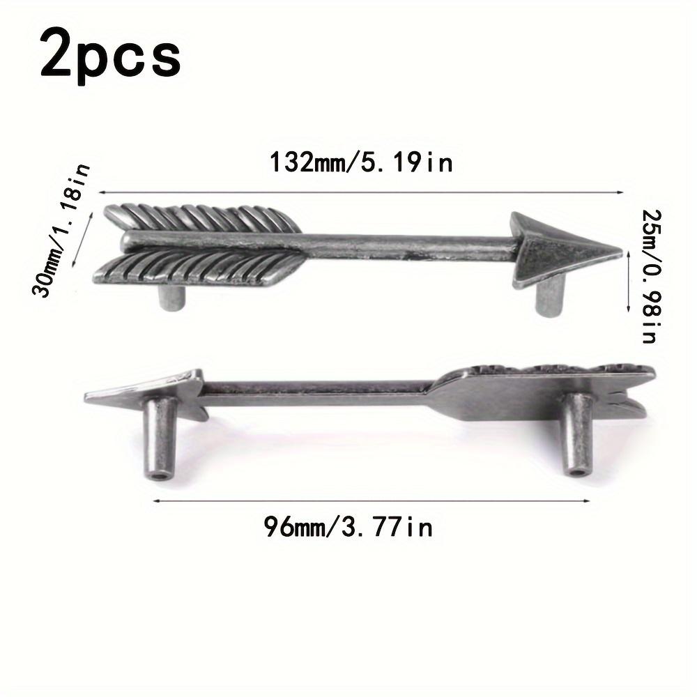 

2 шт. Ручки для дверцы шкафа в форме наконечника стрелы, Креативные ручки для шкафа, Ручки для кухонного шкафа, комода, гардероба, ящика 2pcs